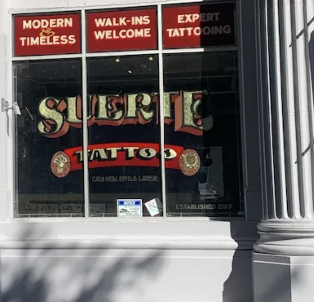 Suerte Tattoo - Historic Core Bid